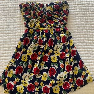 Anthropologie Kimchi Blue Strapless Dress